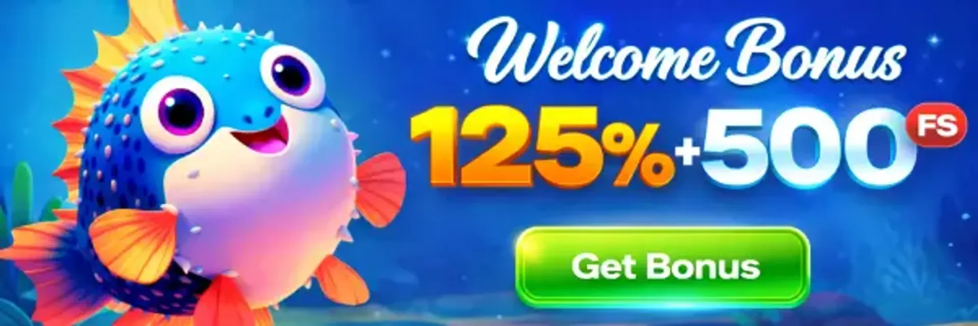 Fugu Casino Willkommensbonus 125% + 500 Freispiele